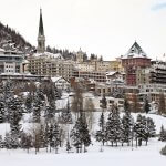 St. Moritz no inverno.